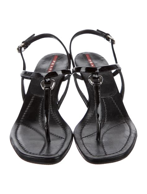 prada women's thong sandals